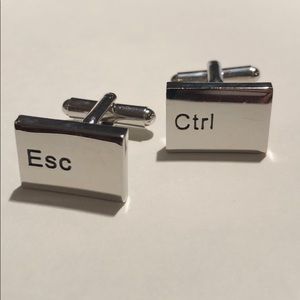 ESC & CTRL keyboard keys CUFFLINKS